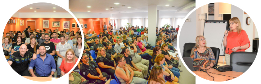 capacitación sobre los artículos del DNU Imagen Local