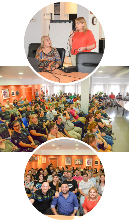 capacitación sobre los artículos del DNU Imagen Local