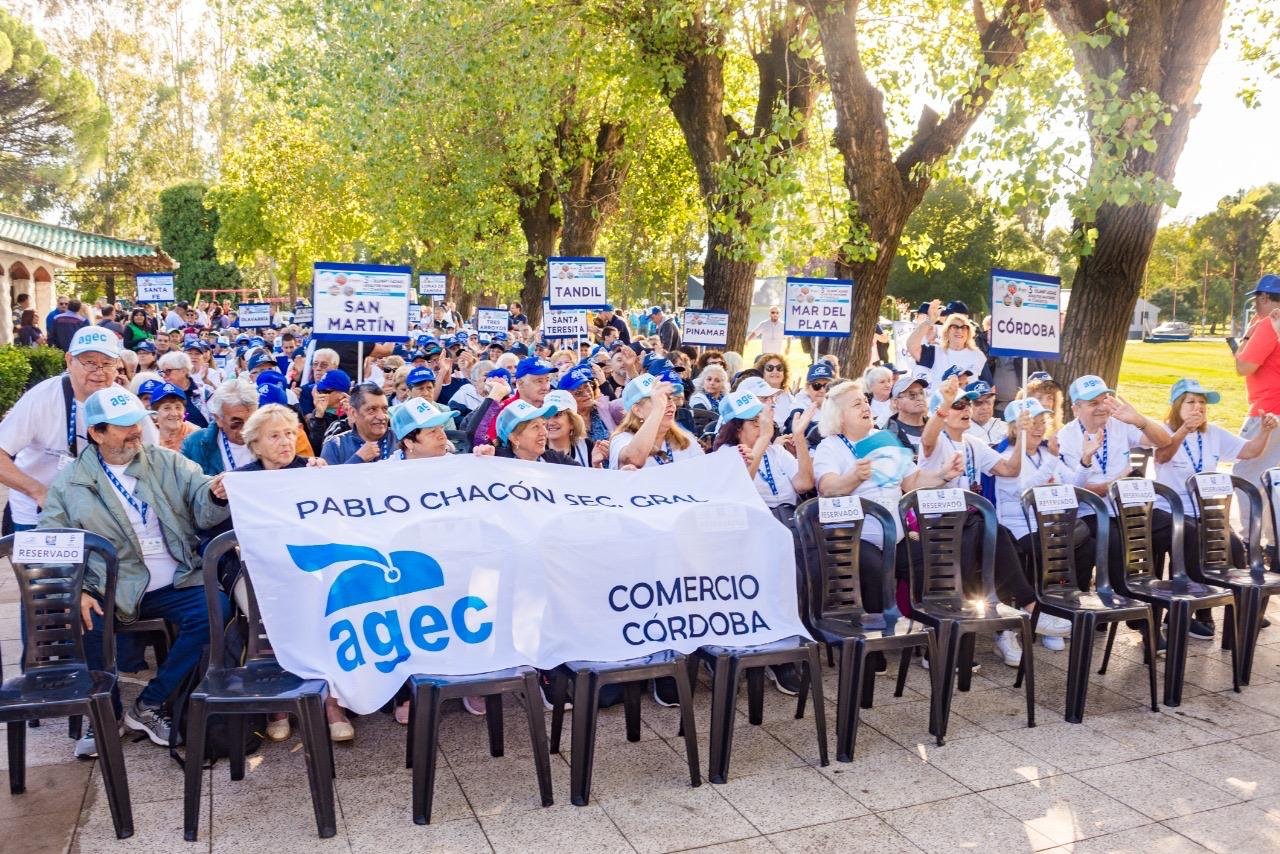 Éxito rotundo de AGEC Córdoba en las 3ras Olimpiadas de Adultos Mayores de Comercio