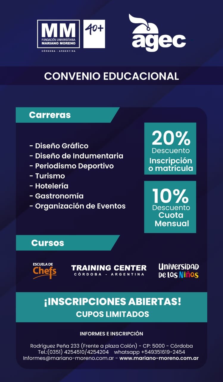 convenio mariano moreno Imagen Local